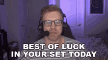 Best Of Luck In Your Set Today Dave Olson GIF - Best Of Luck In Your Set Today Dave Olson Dolson GIFs
