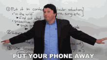 Put Your Phone Away Alex GIF - Put Your Phone Away Alex Engvid GIFs