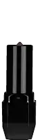 a purple lipstick is in a black tube