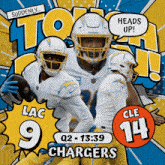 Cleveland Browns (14) Vs. Los Angeles Chargers (9) Second Quarter GIF - Nfl National Football League Football League GIFs