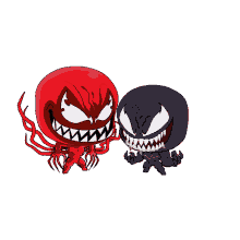 eat venom carnage fight snack