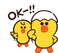 Ok Chick Sticker - Ok Chick Duck Stickers