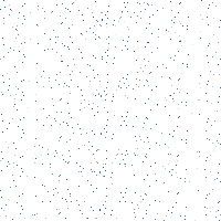 a white background with a lot of small blue dots on it