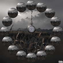 a black and white photo of a pocket watch with pixiz written in the bottom right corner