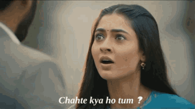 a woman with a surprised look on her face and the words 
