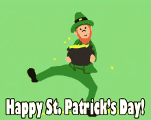 Happy St. Patrick'S Day GIF - Leprechaun Happy St Patricks Day St Patricks Day GIFs