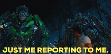 Transformers Crosshairs GIF - Transformers Crosshairs Just Me Reporting To Me GIFs