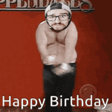 Happy Birthday Fat Man GIF - Happy Birthday Fat Man Dance GIFs
