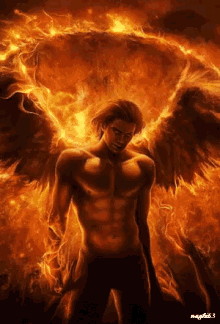 Anjos De Fogo GIF - Angel Fire Flame GIFs