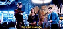 Real Flash Real Supergirl GIF - Real Flash Real Supergirl Thats Actually My Spaceship GIFs