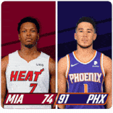 Miami Heat (74) Vs. Phoenix Suns (91) Third-fourth Period Break GIF - Nba Basketball Nba 2021 GIFs