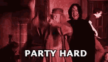 dumbledore party hard dance snape