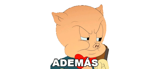 Ademas Porky Sticker - Ademas Porky Looney Tunes Stickers