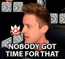 Nobody Got Time For That Red Falcon GIF - Nobody Got Time For That Red Falcon Gamer GIFs