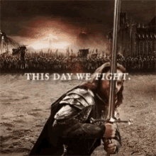 aragorn lotr this day we fight