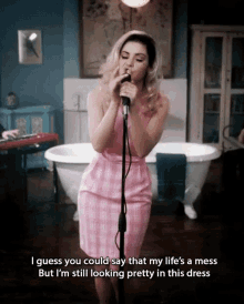I Guess You Could Say That My Lifes A Mess But I'M Still Looking Pretty In This Dress GIF - Lifesamess Mess Messy GIFs