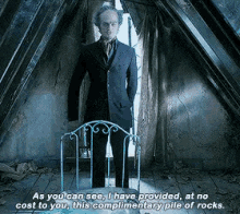 Count Olaf Pile Of Rocks GIF