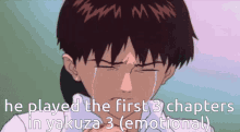 Yakuza3 Shinji GIF - Yakuza3 Shinji Crying GIFs
