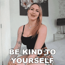 Be Kind Of Yourself Tracy Kiss GIF - Be Kind Of Yourself Tracy Kiss Show Yourself Self-compassion GIFs