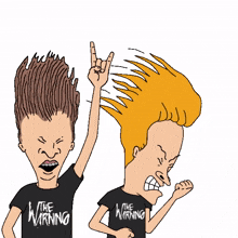 the warning the warning rock band beavis and butthead headbanging rock and roll