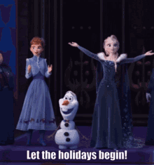 Olafs Frozen Adventure Let The Holidays Begin GIF