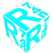 cube text