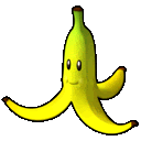 Banana Cup Icon Sticker - Banana Cup Icon Mario Kart Stickers