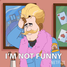 Im Not Funny Gerald Fitzgerald GIF - Im Not Funny Gerald Fitzgerald Paradise Pd GIFs