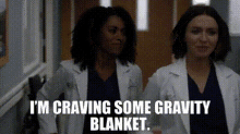 Greys Anatomy Amelia Shepherd GIF - Greys Anatomy Amelia Shepherd Im Craving Some Gravity Blanket GIFs