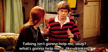 Talking Doesn'T Always Help GIF - That70s Show Talking Drinking GIFs