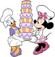 Cake Minnie Mouse Sticker