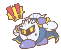 Meta Knight Kirby Sticker - Meta Knight Kirby Surprise Stickers