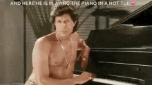 Jeff Goldblum Sexy Stare GIF - Jeff Goldblum Sexy Stare Playing Piano GIFs