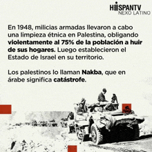 a poster that says hispantv nexo latino