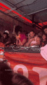 a group of people at a party with the words so maybe partied with sorana and kaytarmada and laza tonight