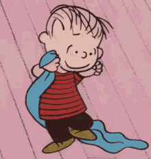 Linus And His Blanket GIF - Peanuts Dance Moves GIFs