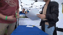 Signing Autographs GIF - Signing Autographs Convention GIFs