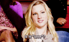 Glee Brittany Pierce GIF - Glee Brittany Pierce Is It Love GIFs