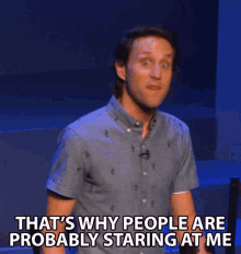 Thats Why People Are Probably Staring At Me Josh Sundquist GIF - Thats Why People Are Probably Staring At Me Josh Sundquist In Between Phase Of Hair Loss GIFs