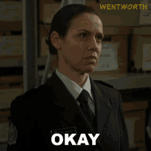 Okay Vera Bennett GIF - Okay Vera Bennett Wentworth GIFs