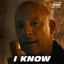 I Know Dominic Toretto GIF - I Know Dominic Toretto Vin Diesel GIFs