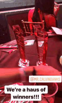 Calvin Banks Str8up Gay Awards GIF - Calvin Banks Str8up Gay Awards Three Awards GIFs