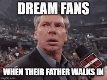 Dream Dream Fans GIF - Dream Dream Fans Dream Fans When Their Father Walks In GIFs