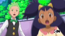 pokemon shocked surprised oh no iris