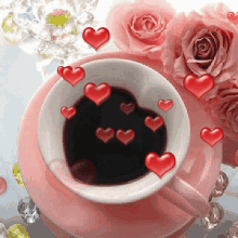 Morning Coffee GIF - Morning Coffee Hearts GIFs