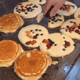 Pancakes Flipping Pancakes GIF - Pancakes Flipping Pancakes Fruit Pancakes GIFs