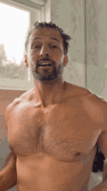 Robards Shower GIF - Robards Shower Pecs GIFs