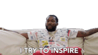I Try To Inspire Meek Mill Sticker - I Try To Inspire Meek Mill Im Being A Role Model Stickers