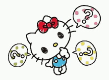 Hello Kitty Thinking GIF - Hello Kitty Thinking GIFs