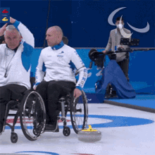 Time Out Wheelchair Curling GIF - Time Out Wheelchair Curling Andrei Koitmae GIFs